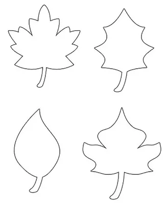 Трафареты листьев, шаблоны листьев: листья для вырезания распечатать |  Шаблон листа, Трафарет листа, Шаблоны