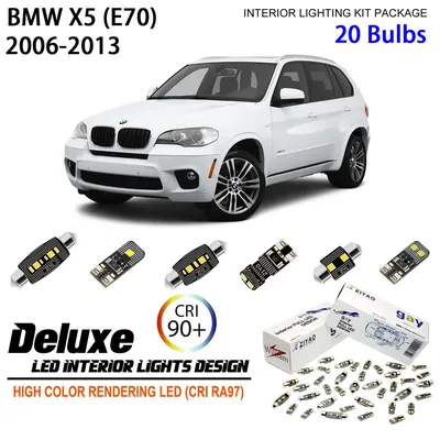 LED Car Angel Eyes Marker Lights Bulbs error free For BMW X5 X5M E70 X6 X6M  E71 E72 2007-2011 40W White H8 LED - AliExpress