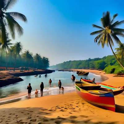 Гоа, Индия пляжа sinquerim редакционное стоковое фото. изображение  насчитывающей форт - 175665418