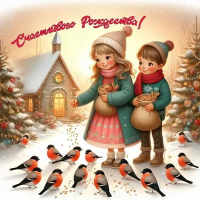 С Рождеством! Потрясающие открытки и волшебные слова для всех россиян 25  декабря | Курьер.Среда | Дзен