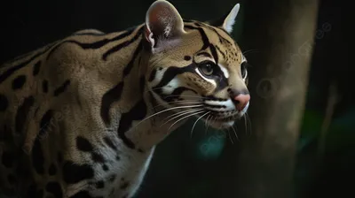 Оцелот Cub - котенок оцелота смотря вверх Стоковое Фото - изображение  насчитывающей бразилии, звероловство: 71499932