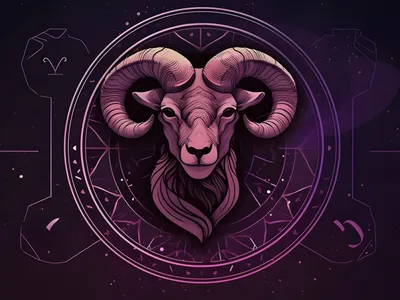 Знак зодиака овен на тяжелых …» — создано в Шедевруме