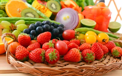 ФДА.card Плакат для детей фрукты ягоды овощи