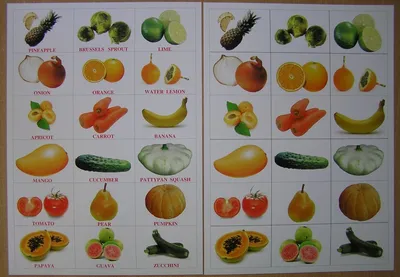 Овощи на английском (vegetables) с переводом и транскрипцией