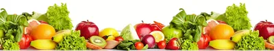 Баннер Vegan еды. Свежие овощи и фрукты и ягоды на белом фоне дерева.  Стоковое Изображение - изображение насчитывающей персик, плодоовощ:  213191613