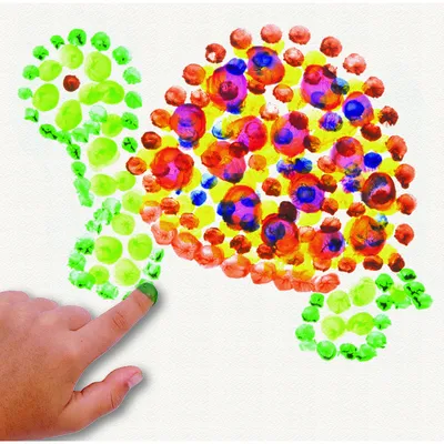 5 идей для игры с пальчиковыми красками - Бути мамою