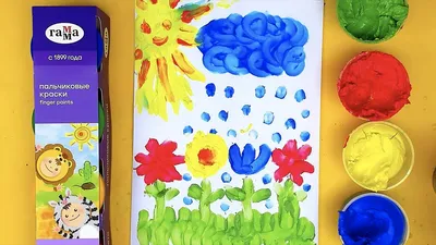 Дочь рисует пальчиковыми красками в ванной | Пикабу