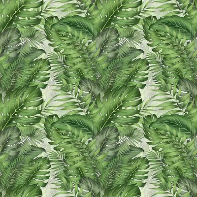 ᐉ Обои виниловые AdaWall Indigo Пальмовые листья на флизелиновой основе  (4714-5)