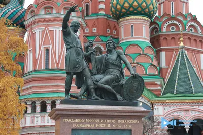 Памятник Минину и Пожарскому на Красной площади в Москве: На карте,  Описание, Фото, Видео, Instagram | Pin-Place.com