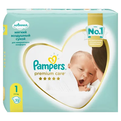 Подгузники Pampers Premium Care 3 6-10кг 74шт купить по цене 2149 ₽ в  интернет-магазине Детский мир