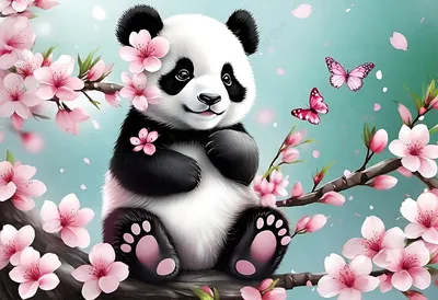 Animal panda watercolor painting illustration wall art home decor Painting  by IrinJoyArt Art | Saatchi Art