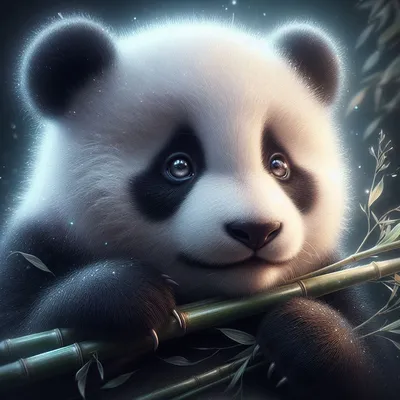 Pandas ai art