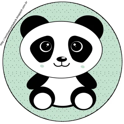 Панда. + видео процесс рисования | Пикабу