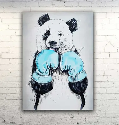 рисованная гигантская панда. простой значок на панде или логотип.  черно-белая иллюстрация вектора. Иллюстрация вектора - иллюстрации  насчитывающей сторона, изолировано: 233360656