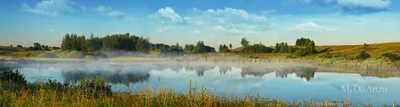 панорама летняя пейзажная фотография высокого разрешения для печати в  формате Largeformat Стоковое Изображение - изображение насчитывающей  красивейшее, затишье: 224794929