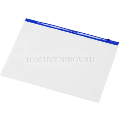 Прозрачная папка А4 на молнии для документов, 33,5 х 24 х 0,2 см,  прозрачный, синий — купить папки по цене 85 руб (a516344) оптом | Магазин  100SUVENIROV.RU