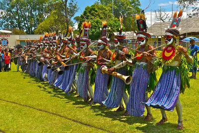 Традиционные украшения папуасов Новой Гвинеи | РИА Новости Медиабанк
