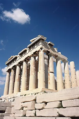 Обои на рабочий стол Руины древнегреческого храма Парфенон, Греция, обои  для рабочего стола, скачать обои, обои бесплатно