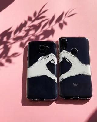 Cutecase.llc Парные наклейки на телефон