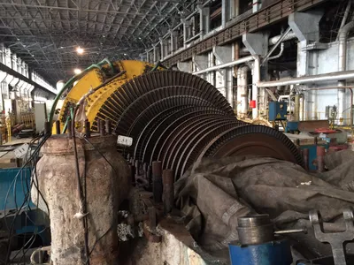 Паровая турбина в кислородном цеху…» — создано в Шедевруме