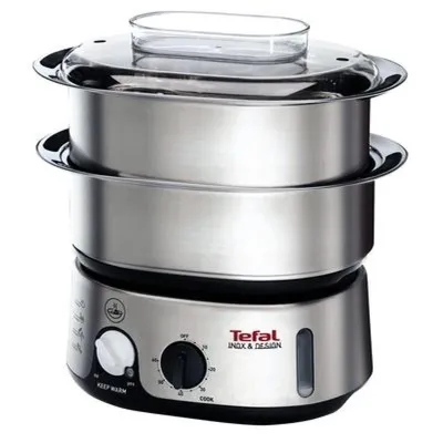 Пароварка TEFAL VC1017 купить недорого в каталоге интернет магазина  Домотехника Фото отзывы обзоры описание Владивосток