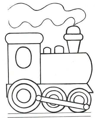 Раскраски раскраск, Раскраска паровозик с вагончиками паровоз везет детей  паровоз и дети паровозик.
