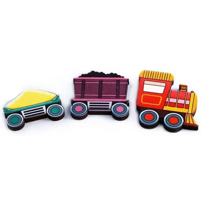 Детский паровозик с вагончиками (ID#117409068), цена: 18 руб., купить на  Deal.by