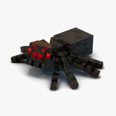 Бесплатный STL файл Паук Minecraft 🐉・Дизайн 3D-печати для загрузки・Cults