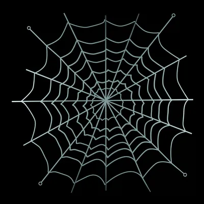 Какие узлы использует паук, когда плетёт паутину?