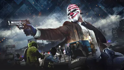 Wallpaper Payday 2, Payday The Heist, Overkills The Walking Dead, Steam,  Suit, Background - Download Free Image