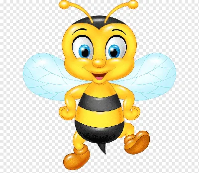 Bee. Пчёлка. PNG. | Шмели, Пчела, Оса