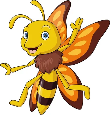 Мультфильм Милый Набор Пчел — стоковая векторная графика и другие  изображения на тему Пчела - Пчела, Логотип, Милый - iStock