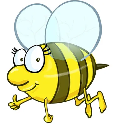 Счастливый подарок мультфильм пчелы | Премиум векторы