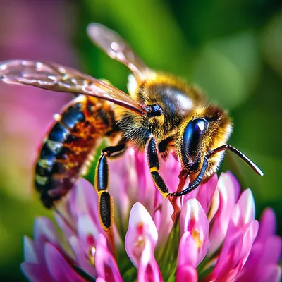 Пчела на работе стоковое фото. изображение насчитывающей лето - 27459550