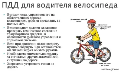 ПДД велосипеда - правила велоезды, штрафы, знаки