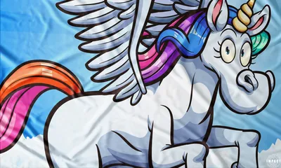Fantasy Unicorn Mythical White Pegasus | Fantasy Posters