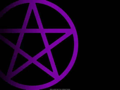 Пентаграмма изолированных вектор оккультизм символ звезды в круге фотообои  • фотообои сакральный, вращающийся, прядильщик | myloview.ru