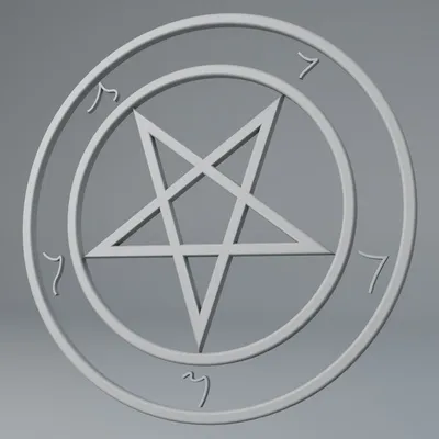 Символ пентаграммы оккультный Иллюстрация вектора - иллюстрации  насчитывающей пентаграмма, эзотерическо: 114434198