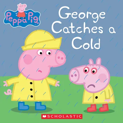 Download Peppa Pig and George with his toy Mr. Frog playing with a phone  Wallpaper | Wallpapers.com