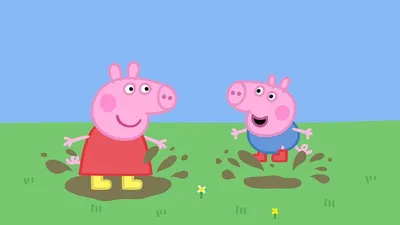 Peppa Pig House Wallpaper Discover more animated television, background,  iphone, true story, zoom wallpaper. … | Peppa pig wallpaper, Peppa pig,  Kids painting class