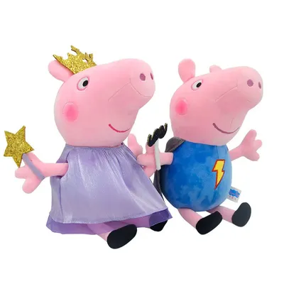 Peppa Pig Princess Peppa Royal Family 4-Figure Set - Includes Peppa,  George,... | eBay