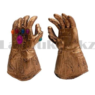 Перчатки для косплея мужские, перчатка Таноса, с перчатками \"Звезда  бесконечности\", со съемными драгоценными камнями, \"Мстители\" | AliExpress