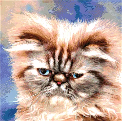 Персидский кот Патрисия, 9.1 см, 82.84950.00.1 (Императорский фарфоровый  завод, Россия)