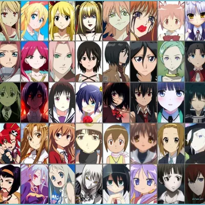 Популярные аниме персонажи - 61 фото