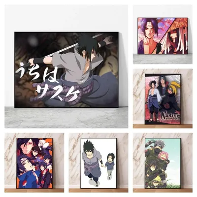 Фотографии персонажей аниме Наруто персонаж наклейки на стену подарки  друзьям Hd эстамп художественная эстамп живопись для семейной комнаты –  лучшие товары в онлайн-магазине Джум Гик
