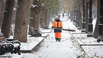 В Минске, Витебске и Могилёве выпал первый снег