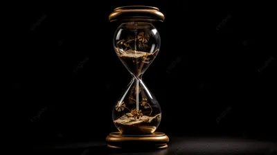 Фотография Монеты Песочные часы Часы Песок
