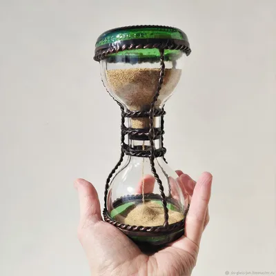Купить Светящиеся песочные часы LED 25см в MotionLamps.ru