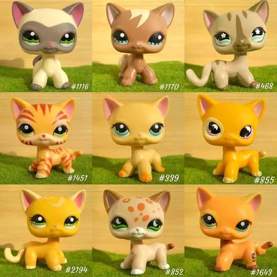 ЖМИ СЮДА! Lps, кошки стоячки,Littlest pet shop, лпс Hasbro. - 300 грн,  купить на ИЗИ (8002531)