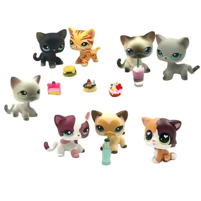 Lps игрушки, littlest pet shop лпс пэт шоп стоячки, кошки, аксессуары: 150  грн. - Коллекционирование Одесса на Olx